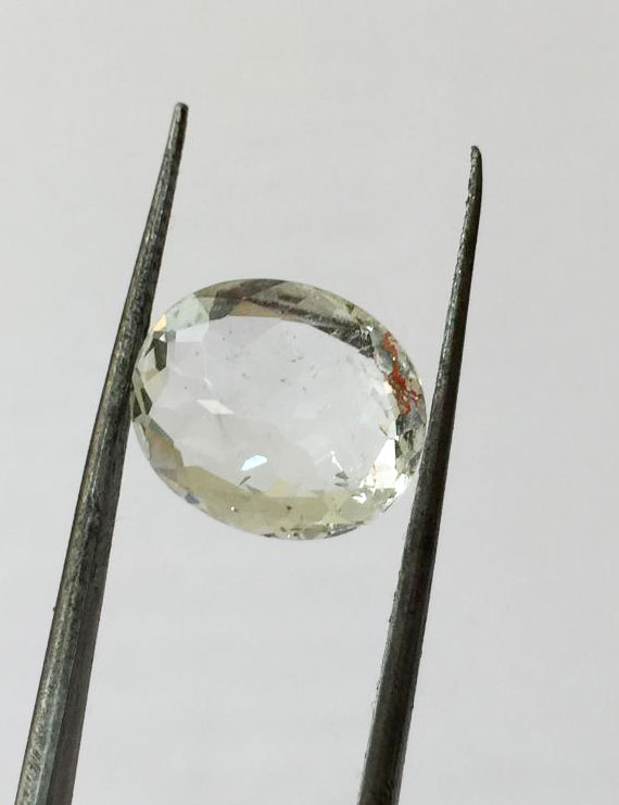 5.45 Ratti (4.90 ct) Natural Certified White Topaz
